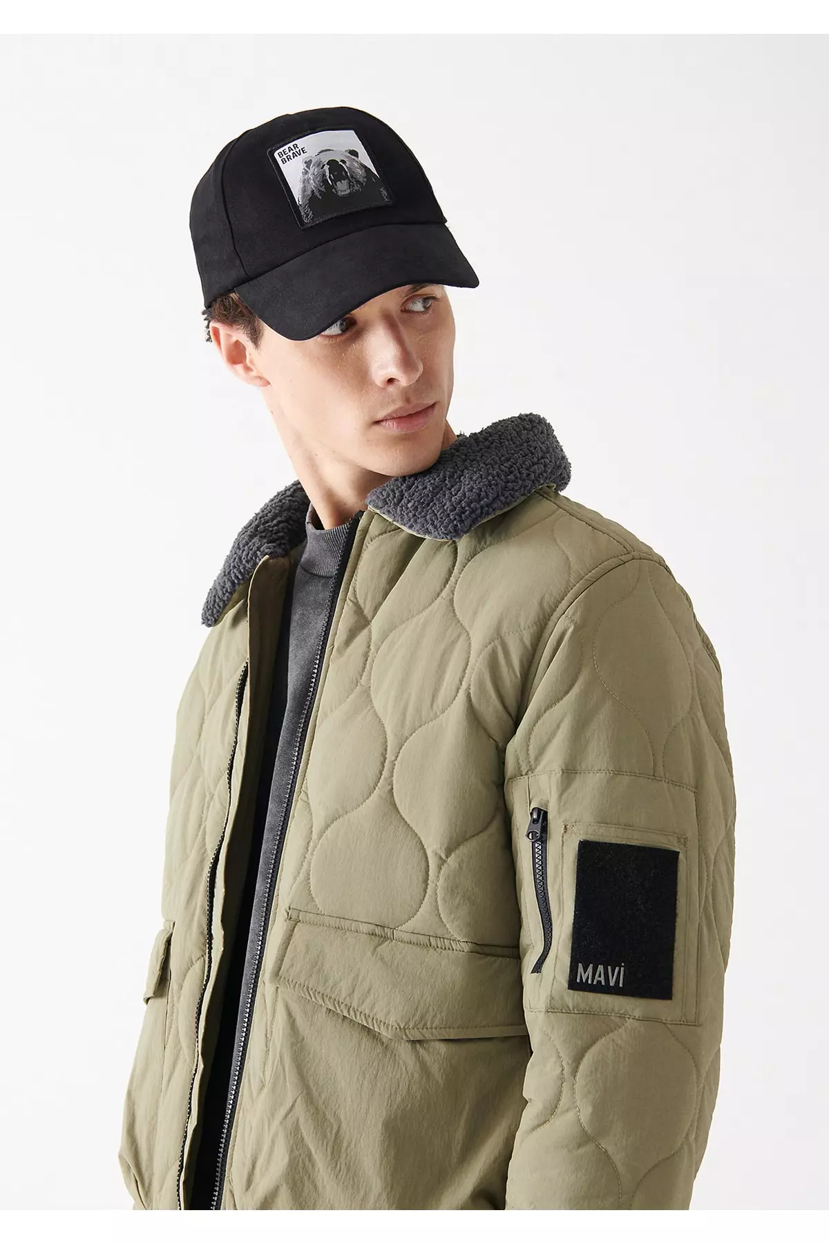 Bear Printed Hat 091891-900