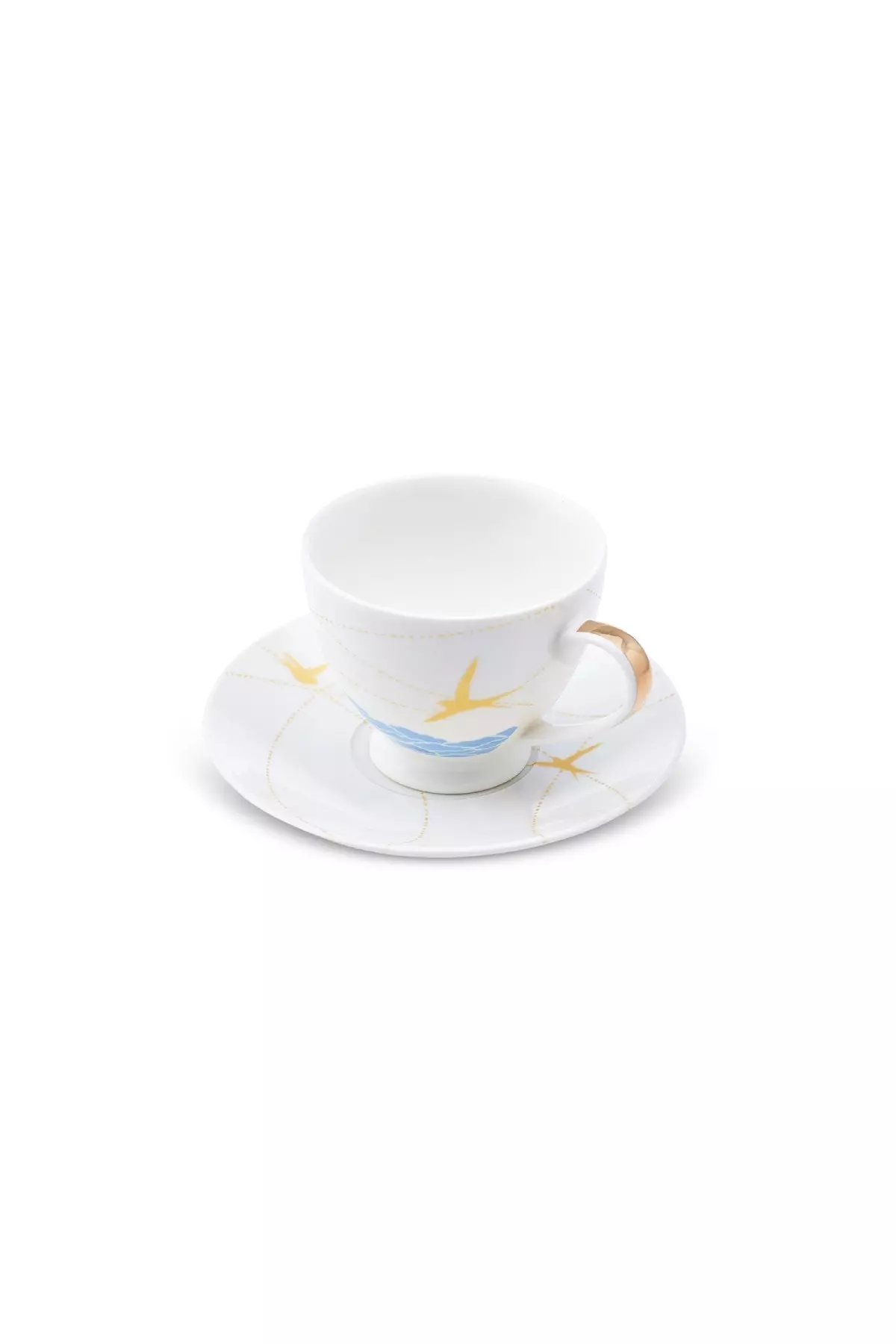 Sparrow 2-Person Tea Cup Set 230 Ml