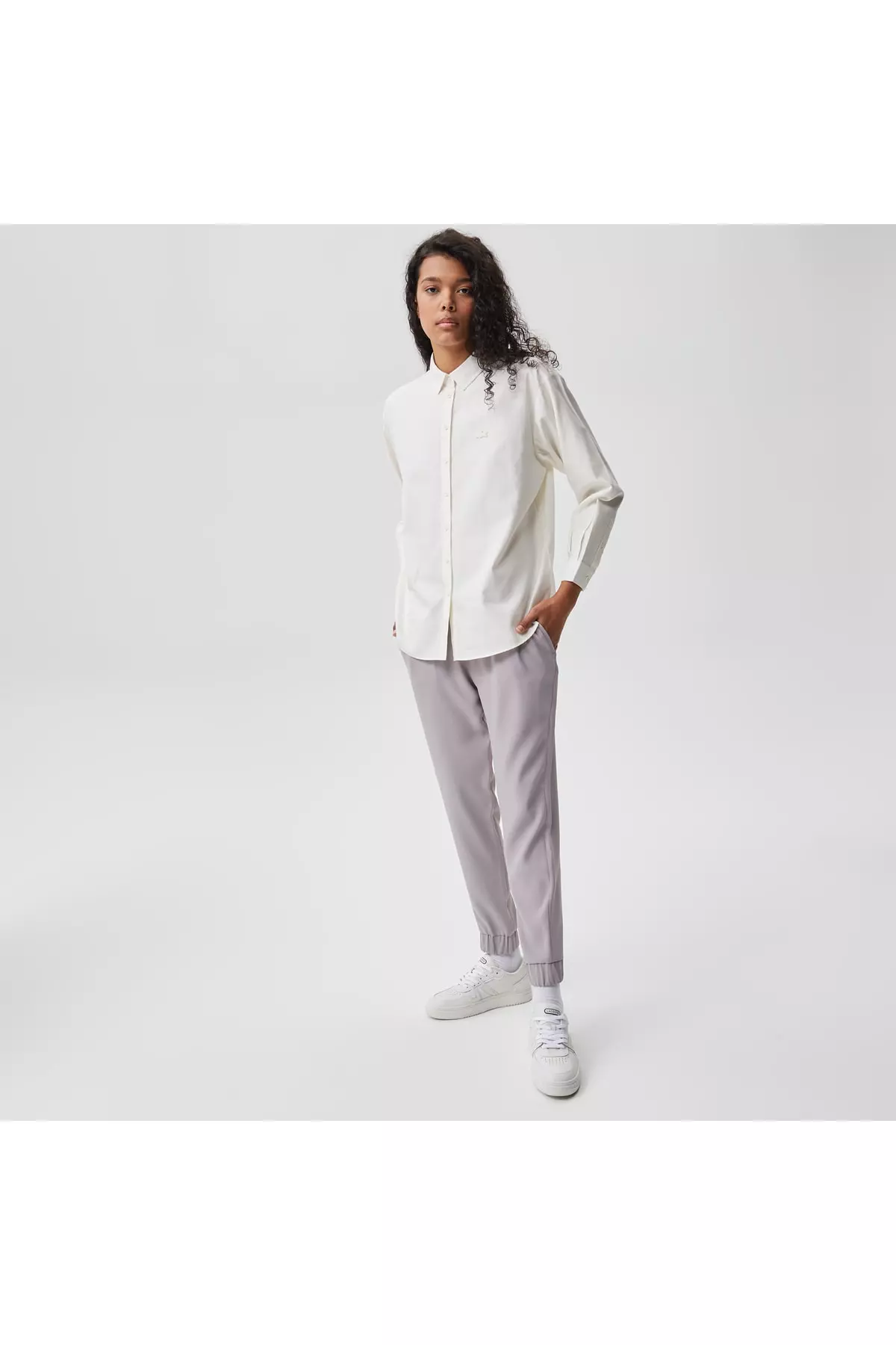 Women's Tapered Fit Gray Pants