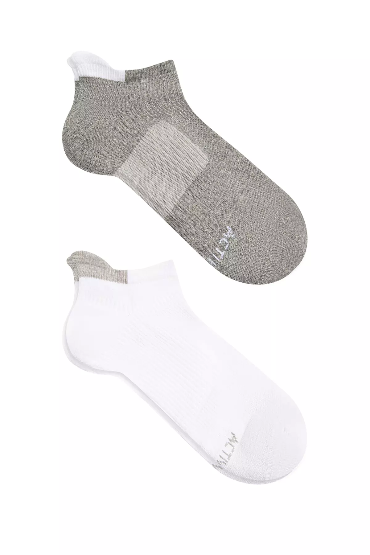 2 Piece Gray Socks 092870-32174