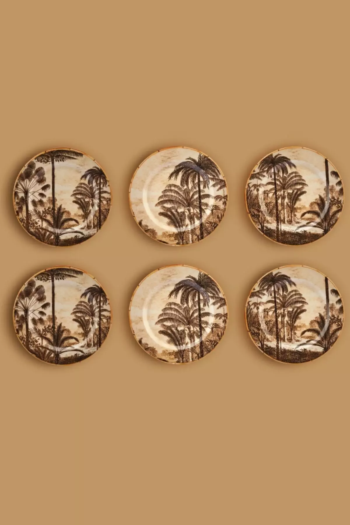 Palmiye 6 Piece Cake Set