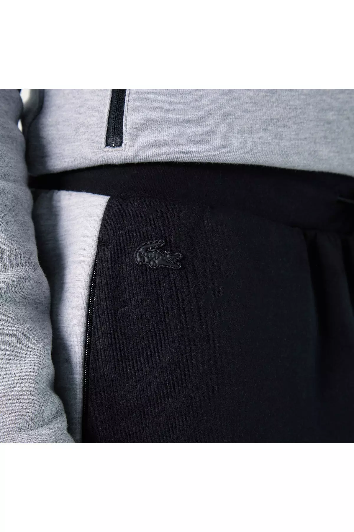 Men's Slim Fit Color Blocked Black Shorts