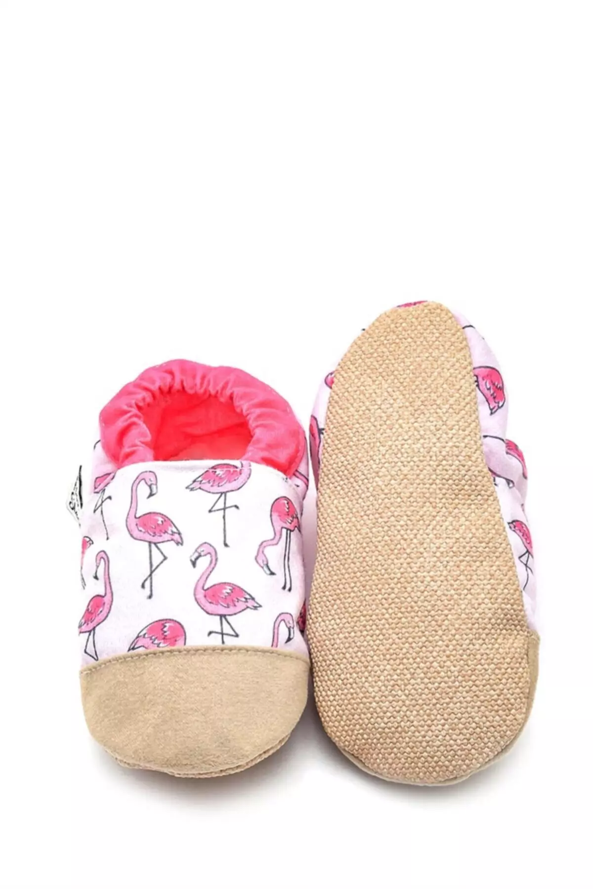Cotton Lined Non-Slip Sole Slipper-flamingo-f-834