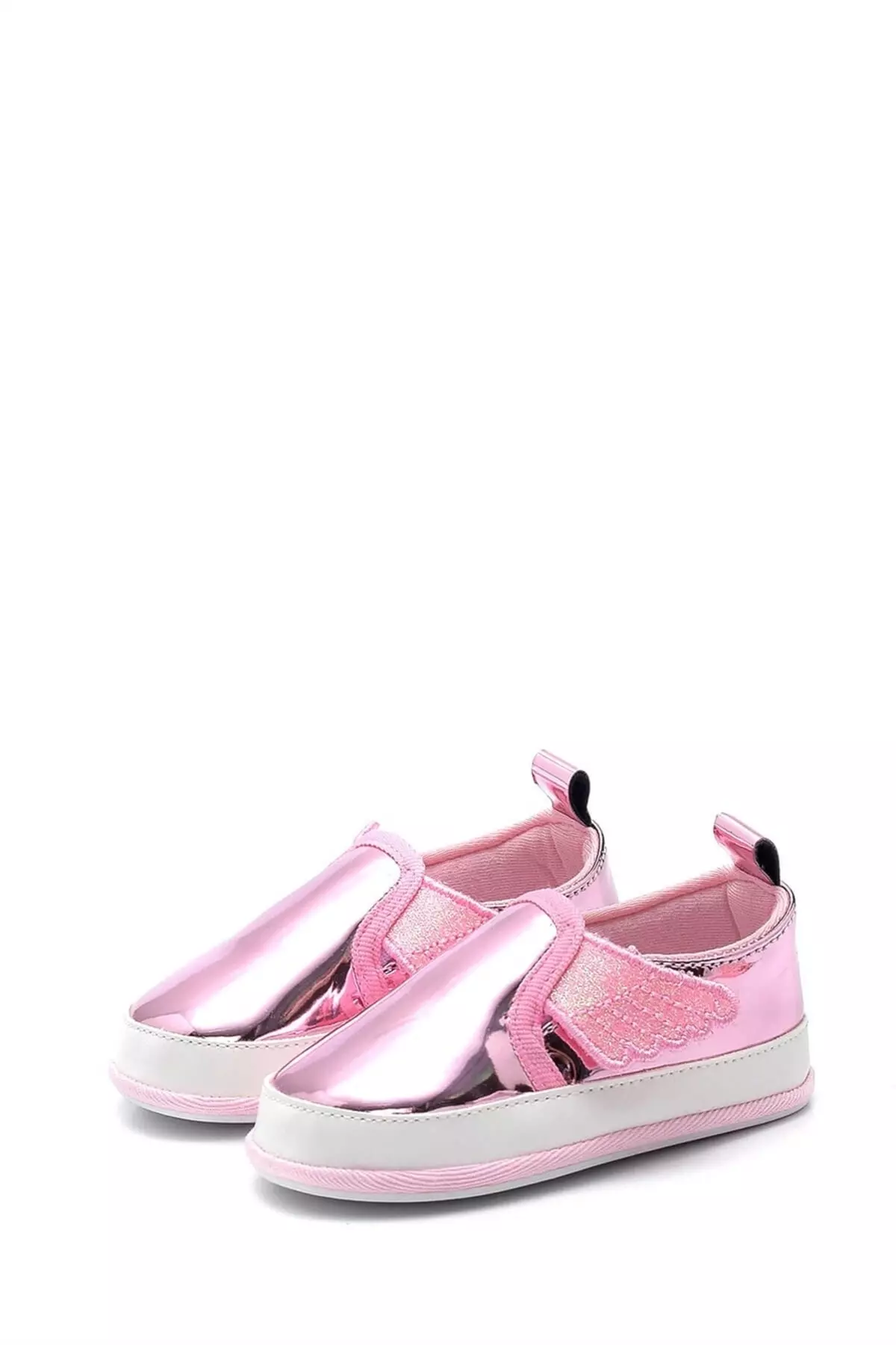 Winged Flexible and Non-slip First Step Shoe-pink-f-537