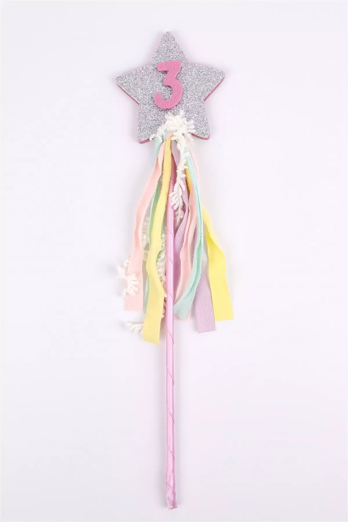 Lila 3 Year Old Sparkly Star Girl Child Party Wand Crown Set