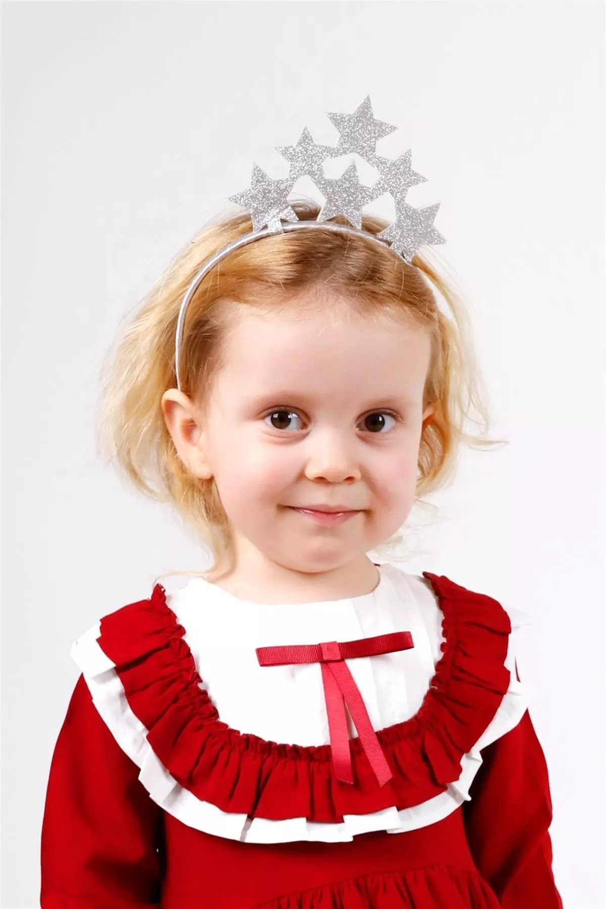 Silver Sequined Girl Child Crown