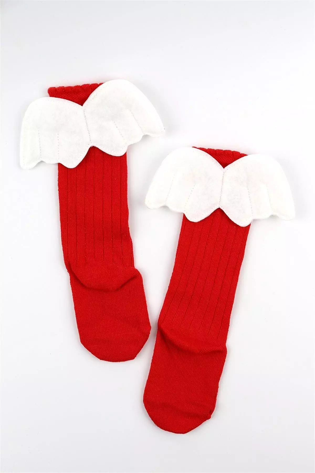 Red Winged Girl Child Socks