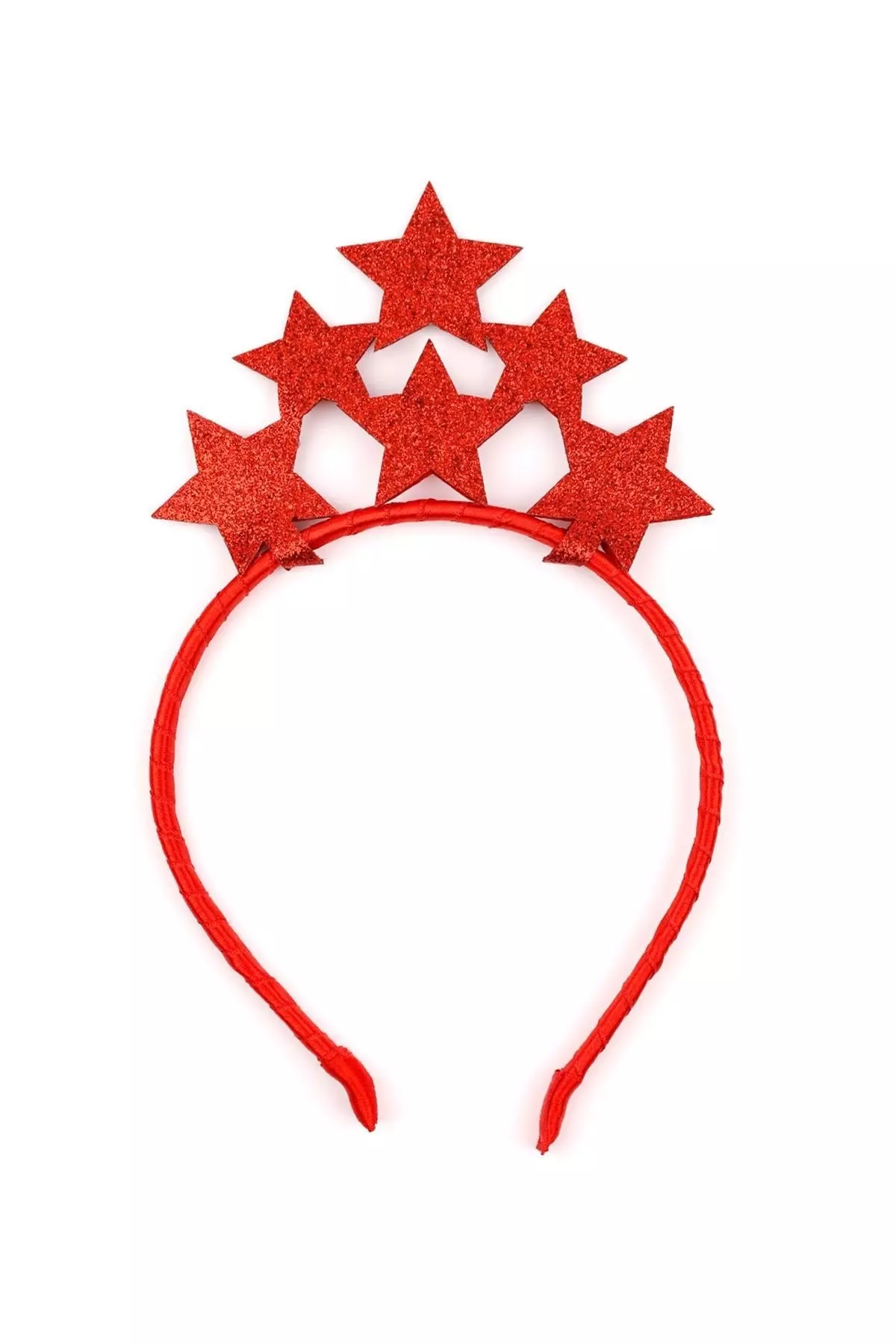 Red Sequined Girl Child Crown