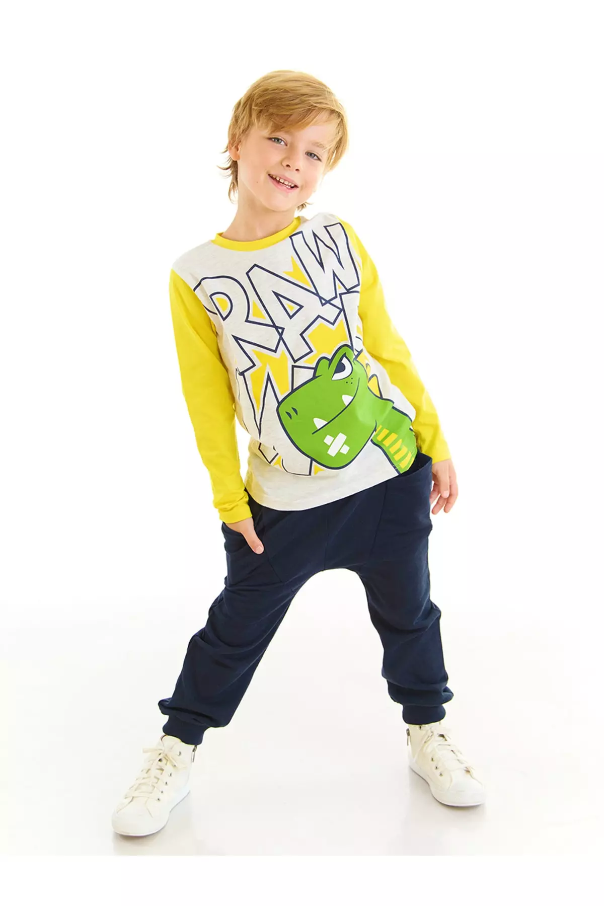 Rawr Dino Boy's T-shirt Pants Set