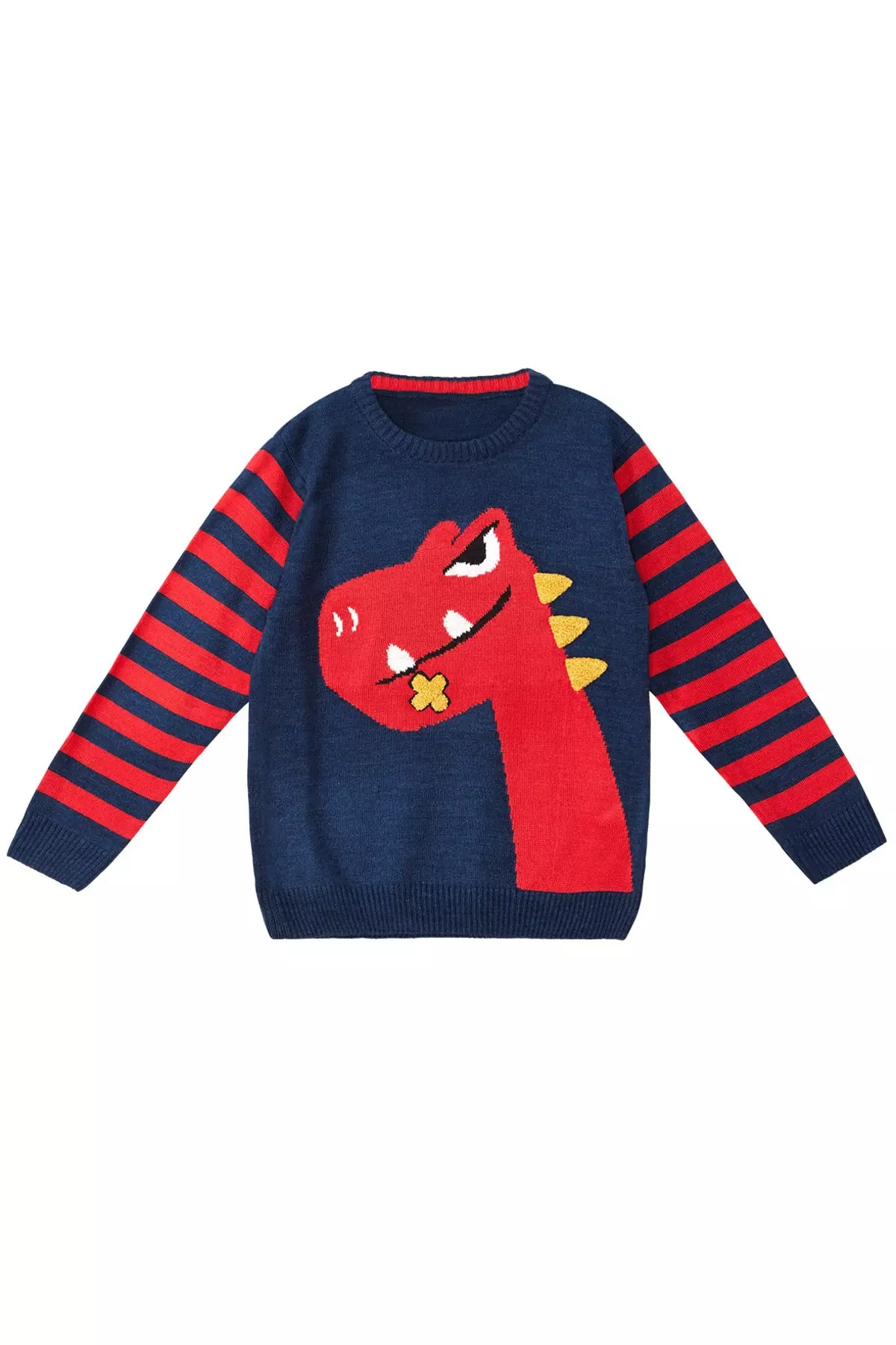 Mischievous Dino Boy Sweater