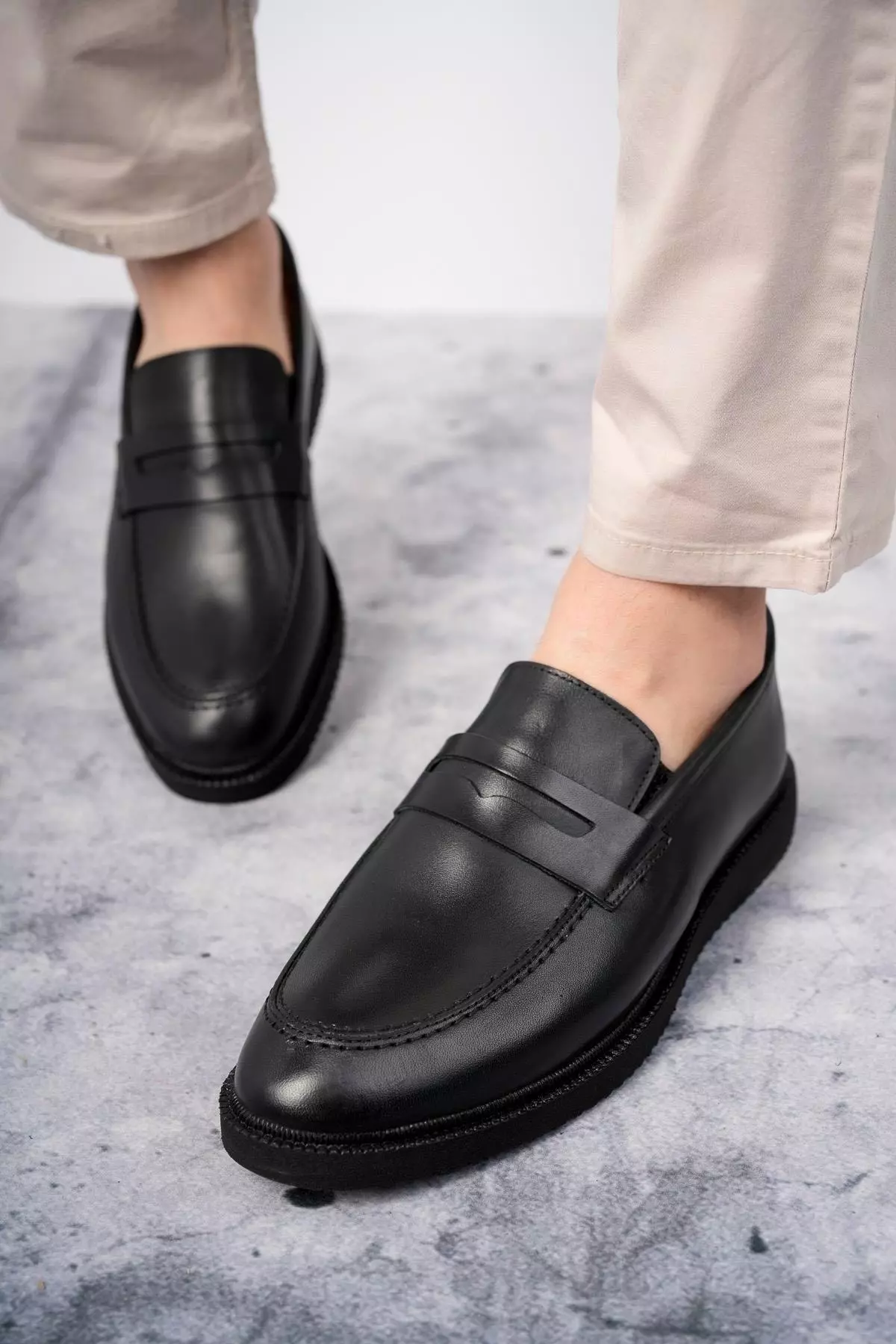Men's Daily Classic Genuine Leather Casual Comfort Orthopedic Shoes
