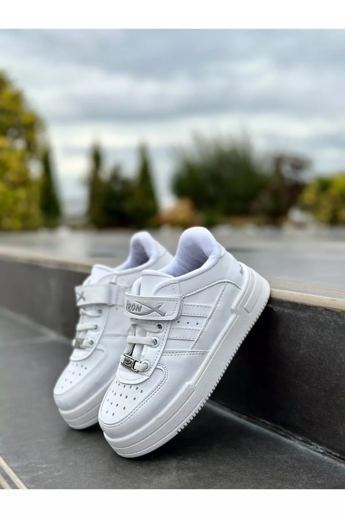 Jerry Daily Unisex Children's Guaranteed Elastic and Velcro Comfort Sneaker Sports Shoes