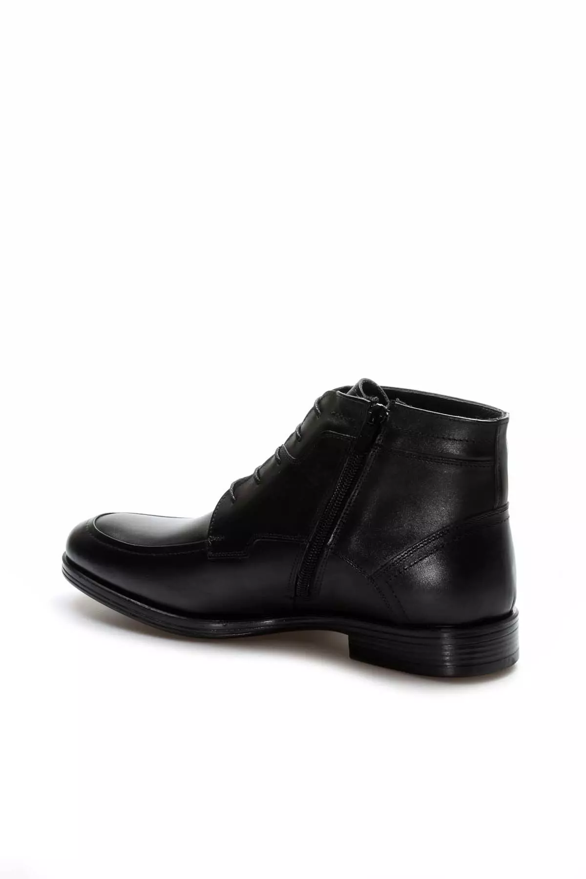 Genuine Leather Fur Black Men's Classic Boot 867kma196
