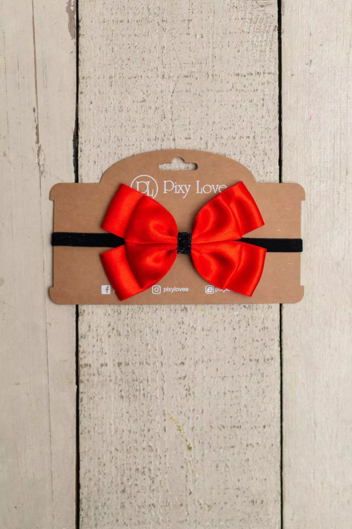 Red Girl Bandana Bow Sparkle