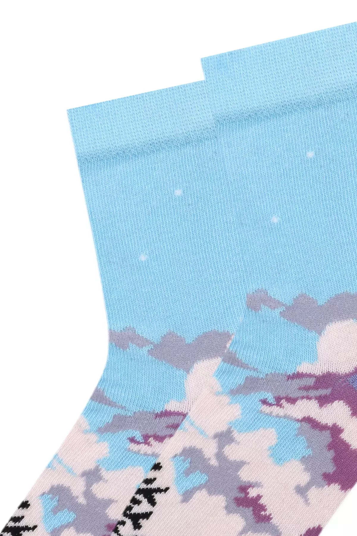 Women's Socks with Landscape Pattern