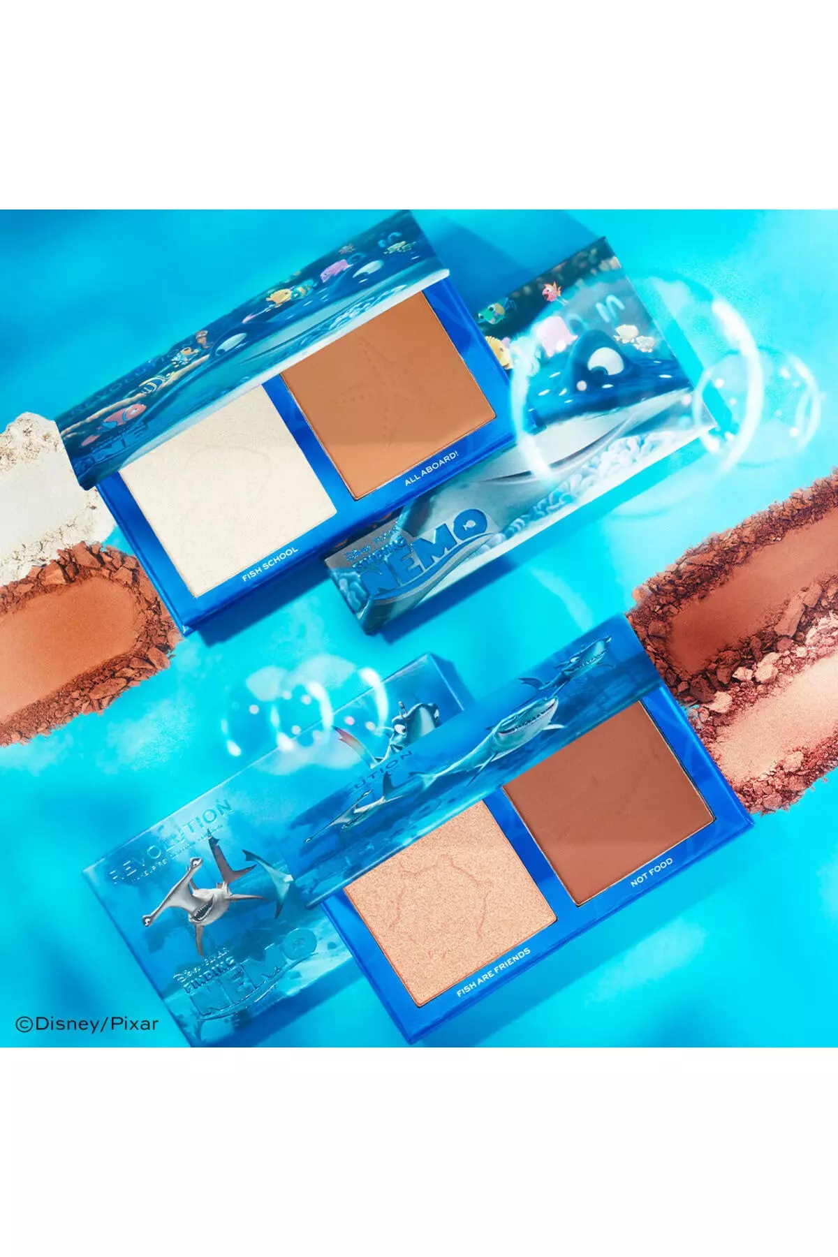 x Finding Nemo Sharky Bronzer & Highlighter - Lost Fish Nemo Bronzer and Highlighter