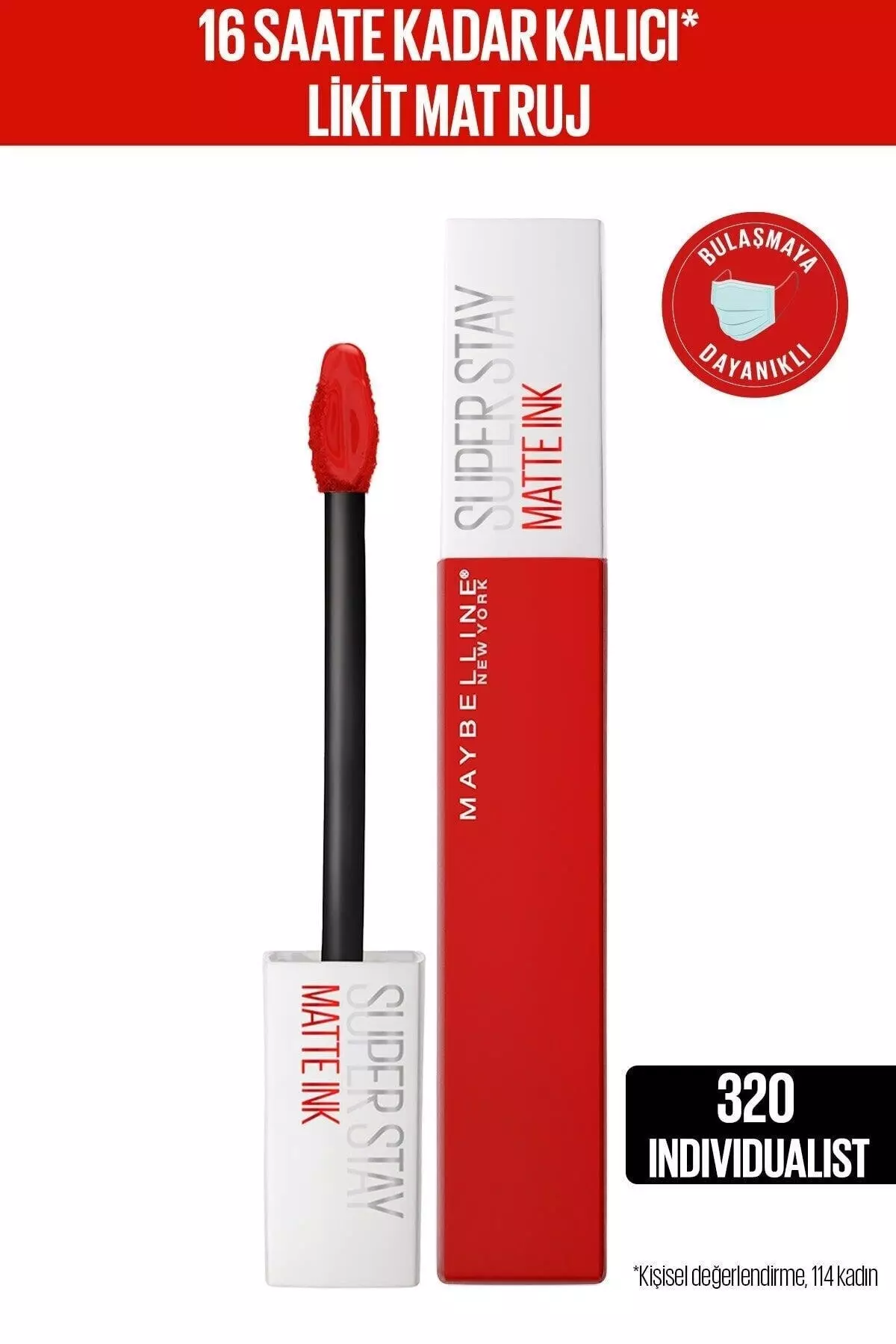 Super Stay Matte Ink Liquid Matte Lipstick - 320 Individualist - Red