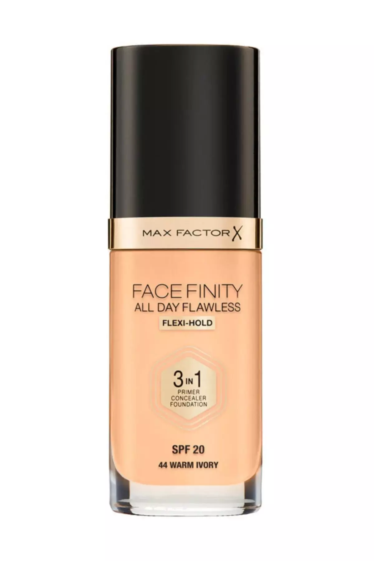 Facefinity 3in1 Concealer Foundation SPF 20 No: 44 Warm Ivory