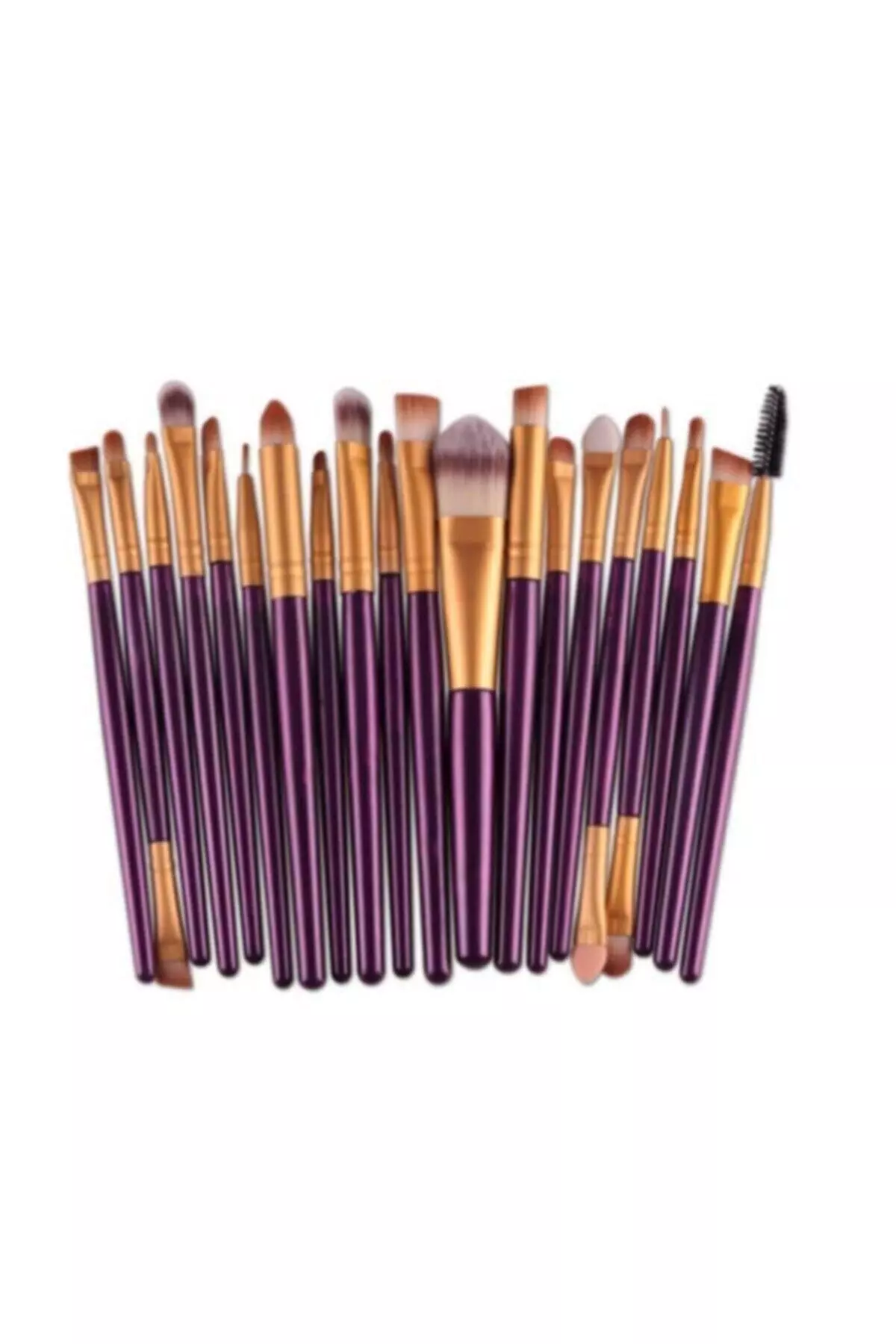 Purple Professional 20-Piece Makeup Brush Set