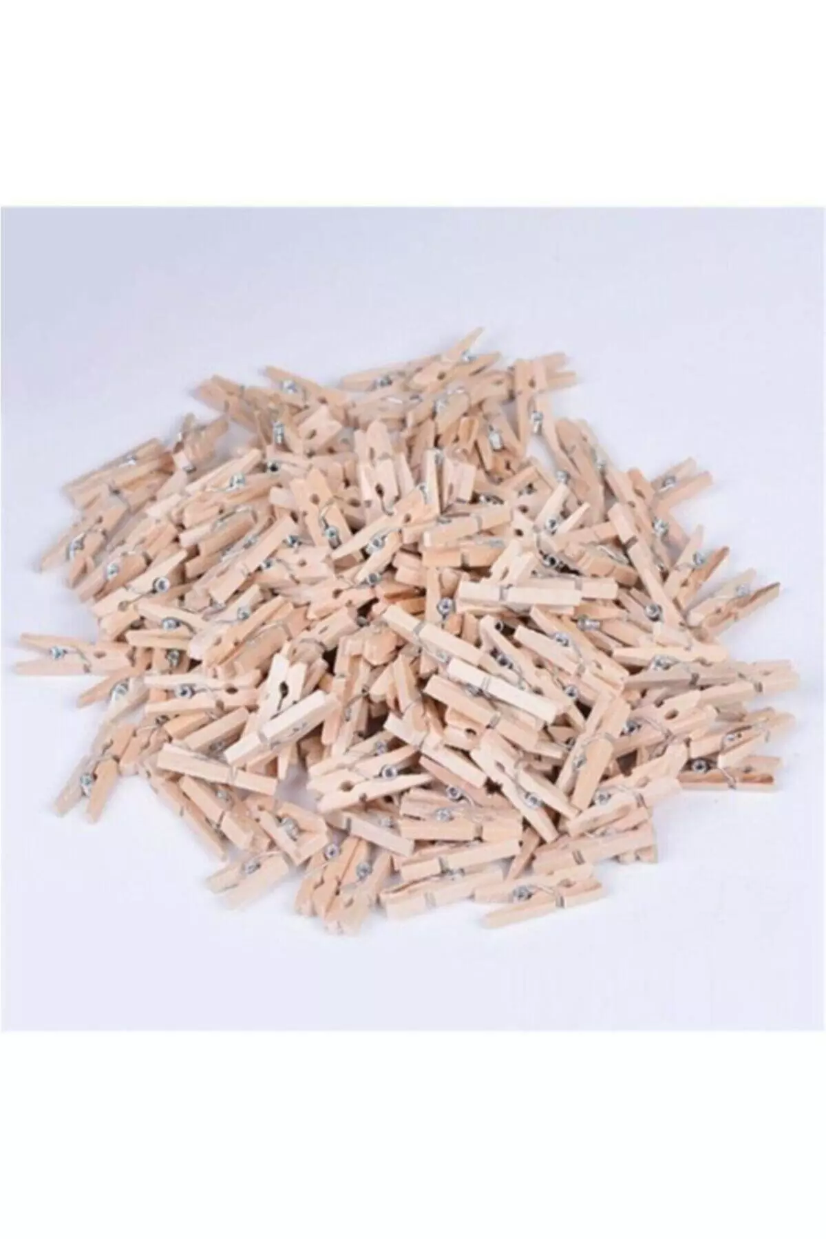 100 Pieces of Wooden Mini Clips