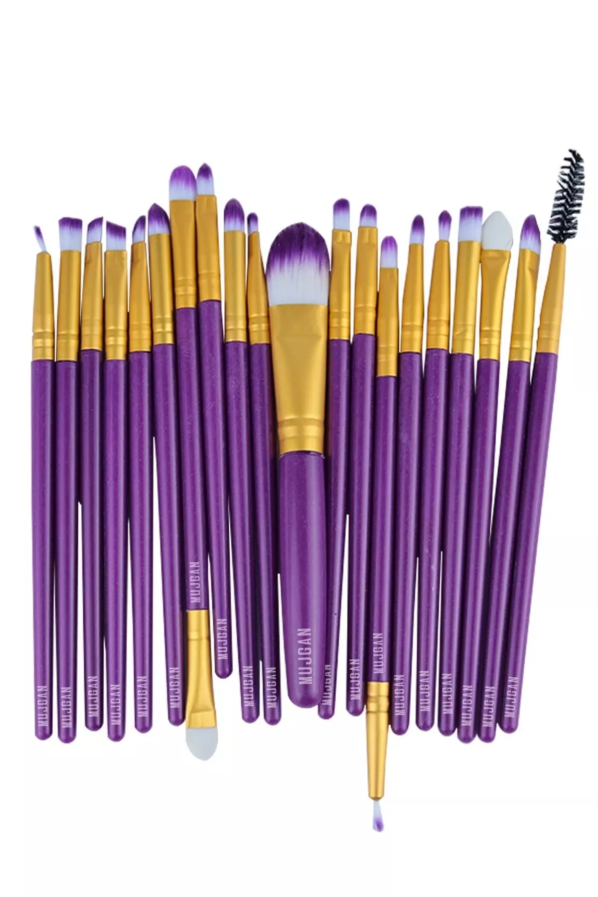 20-piece Makeup Brush Set Purple