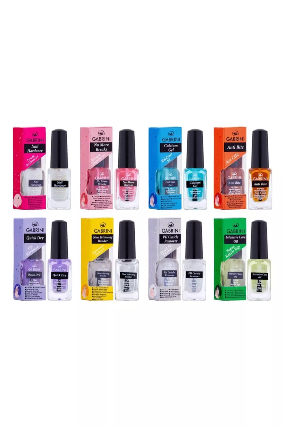 Nail Care Oils 8 Piece Set