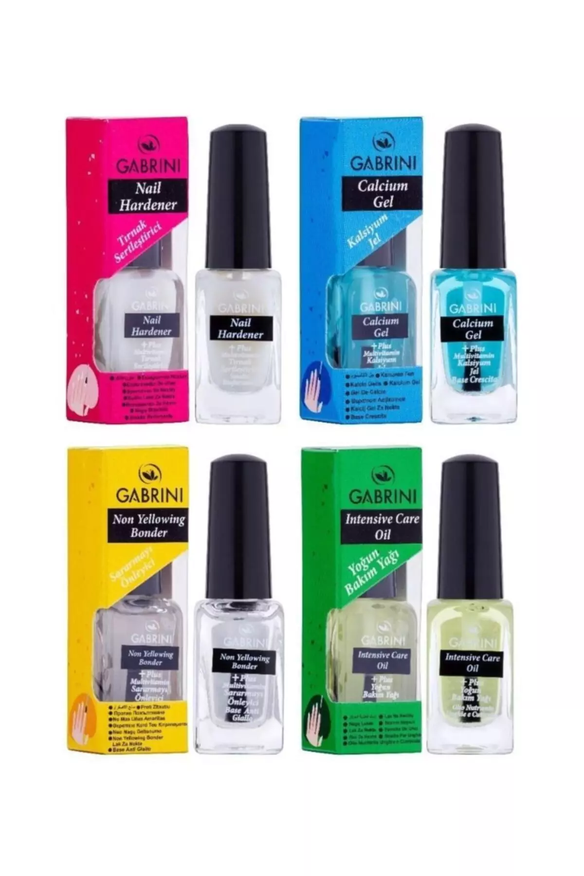 Nail Care Oils 4-Piece Set