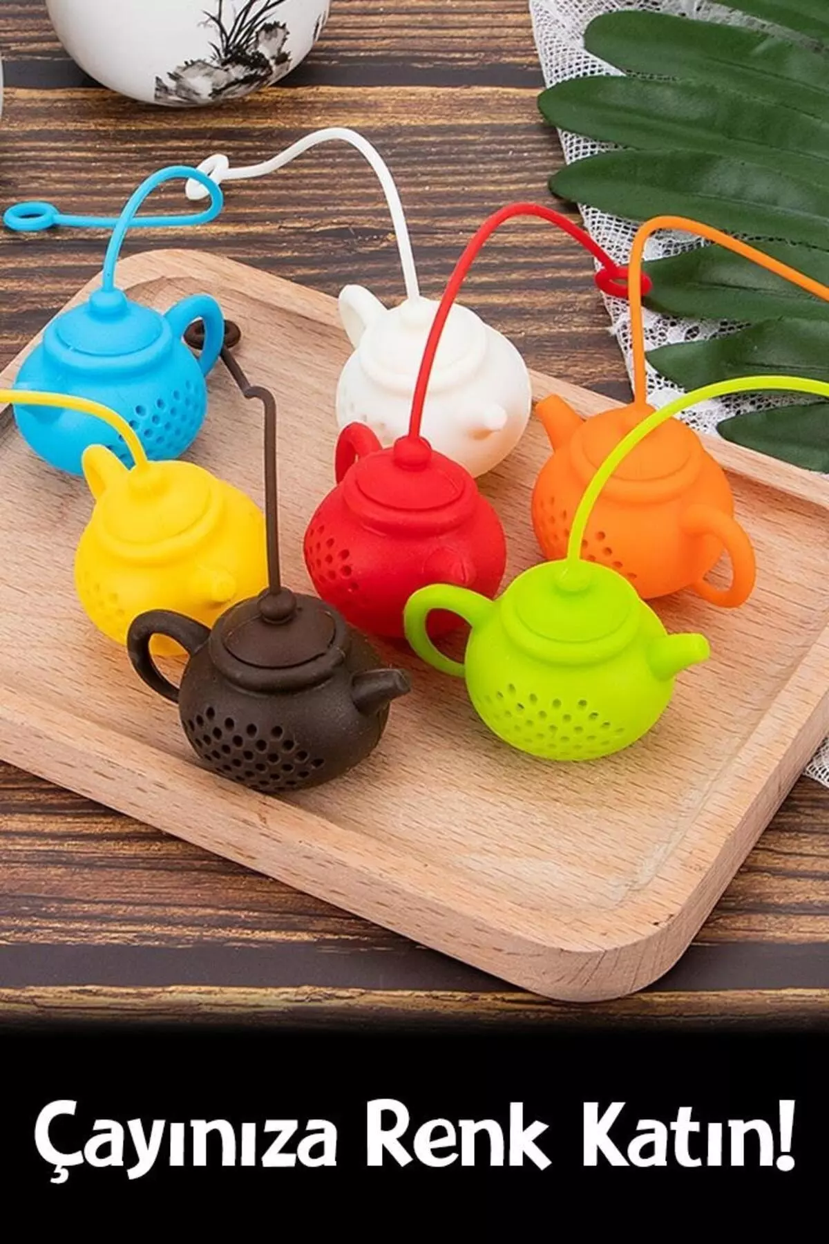 Cup Edge Teapot Infuser Orange