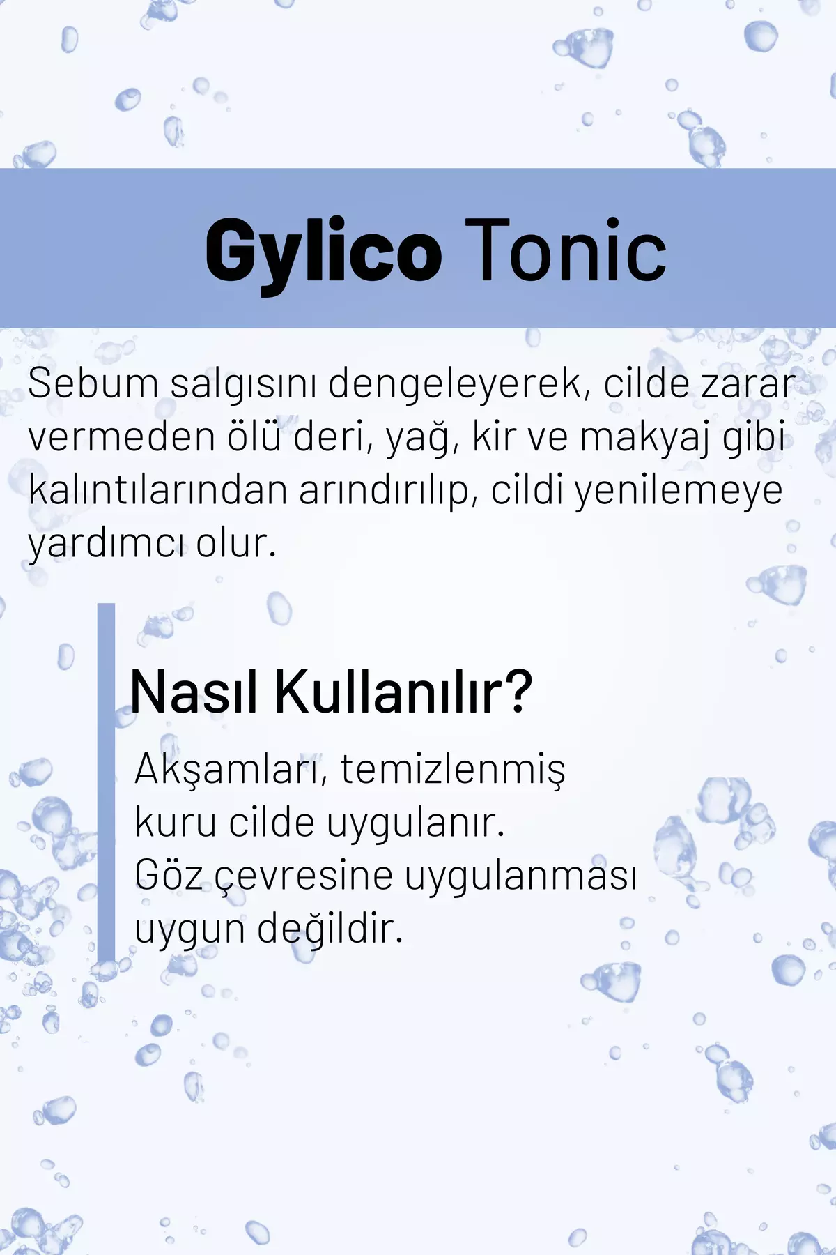 For Blemished Skins