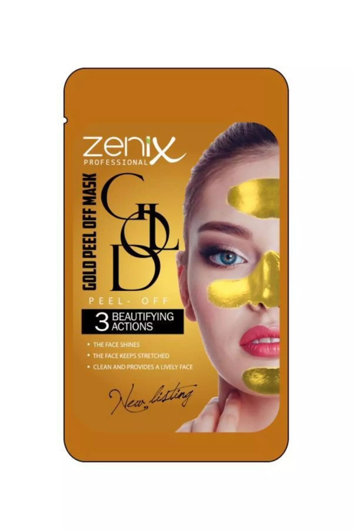 Face Mask Disposable 20gr Gold Mask