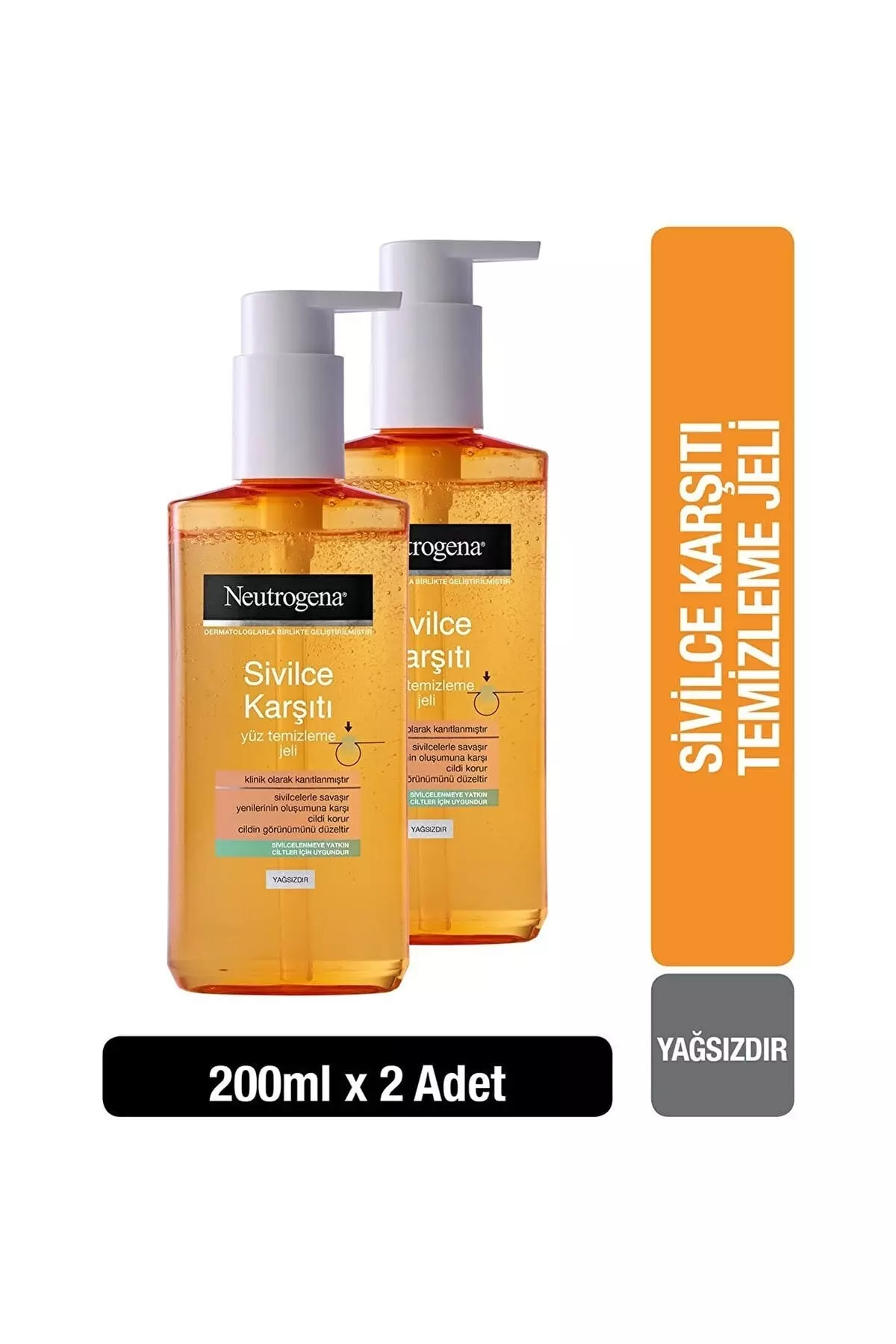 Acne Fighting Face Cleansing Gel X2