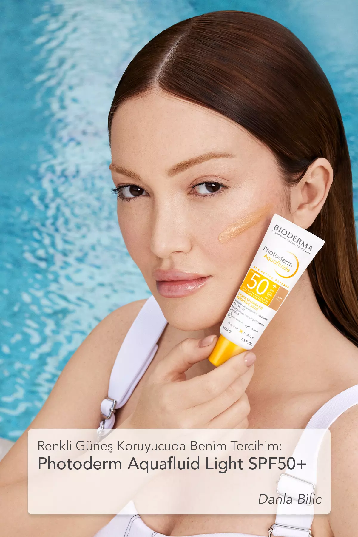 Photoderm Aquafluid Light SPF50+ Colored Sunscreen Cream 40 ml, Providing High Protection for All Skin Types.