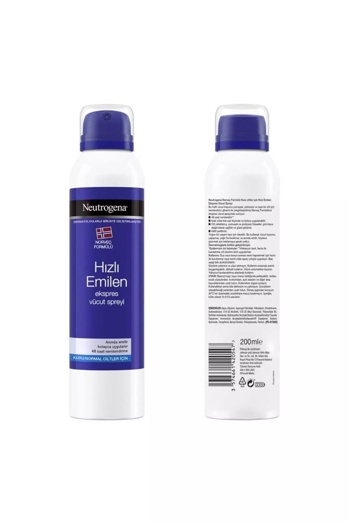 Fast Absorbing Express Body Spray-200 ML