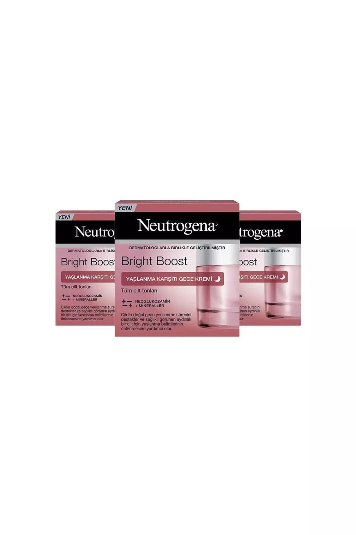 Bright Boost Anti-Aging Night Cream 50 Ml X 3