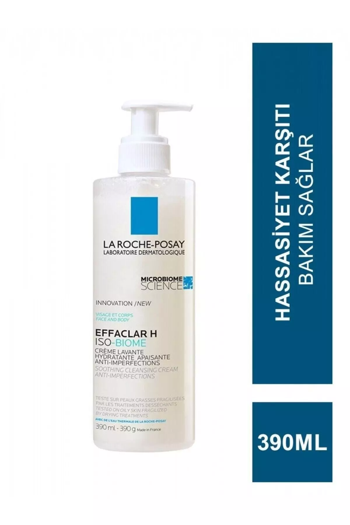 Effaclar H Isobiome Cleansing Cream for Oily and Irregular Skin 390 ml