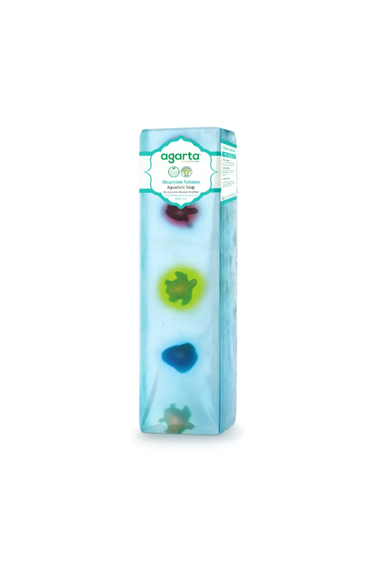 Natural Handmade Aquarium Soap 1400 gr | 20 ml Argan Cream 80 gr Goat Milk Soap Gift