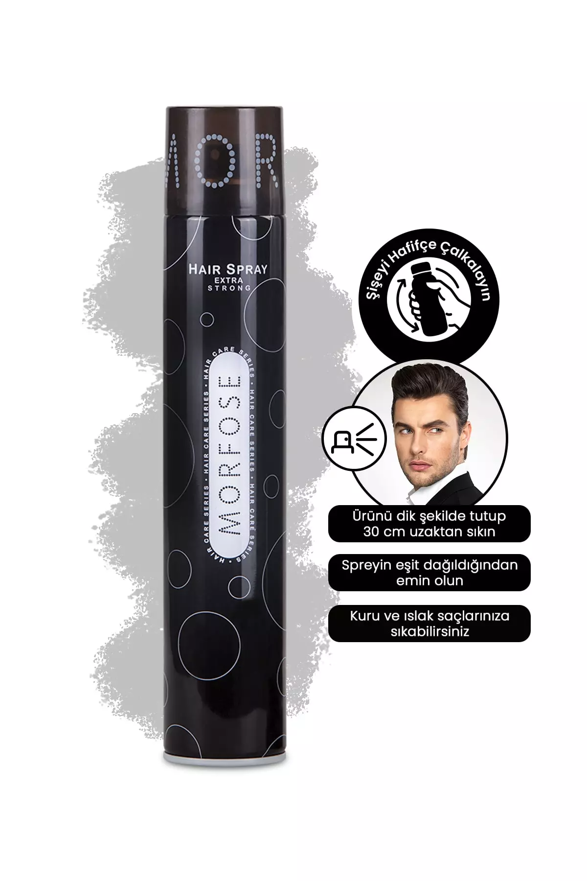 Hair Spray Black 400 ml X 2 Pieces