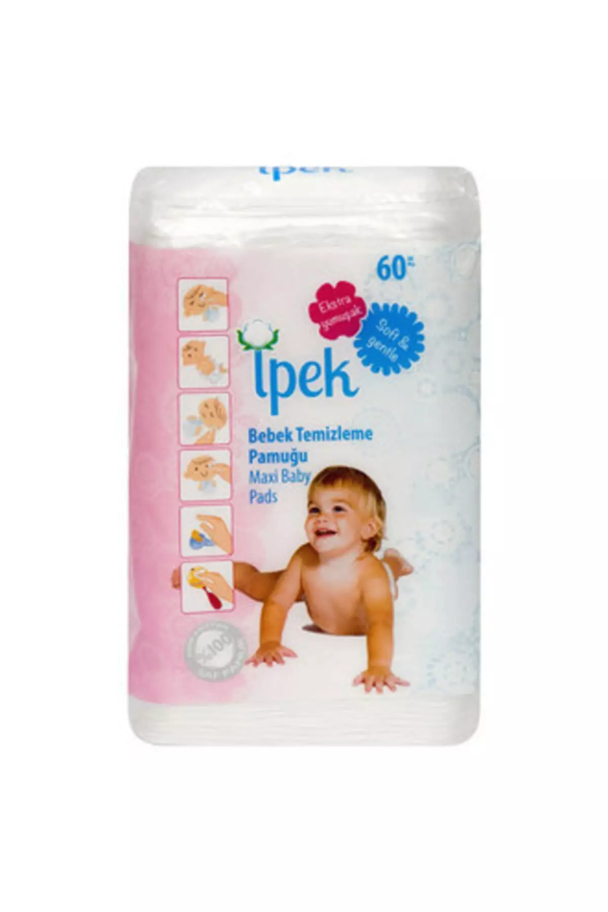 Baby Cleaning Cotton 60 pieces
