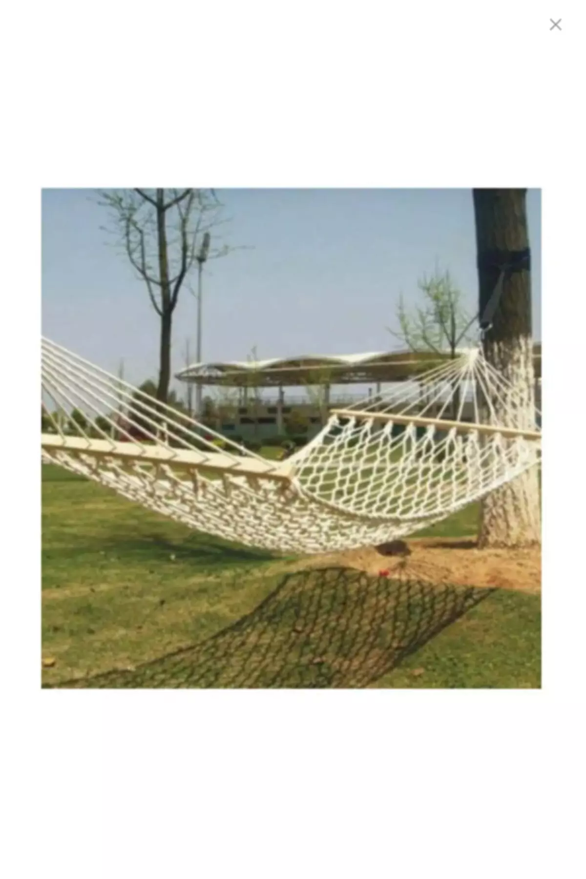 Double Personality Single Layer Macrame Hammock