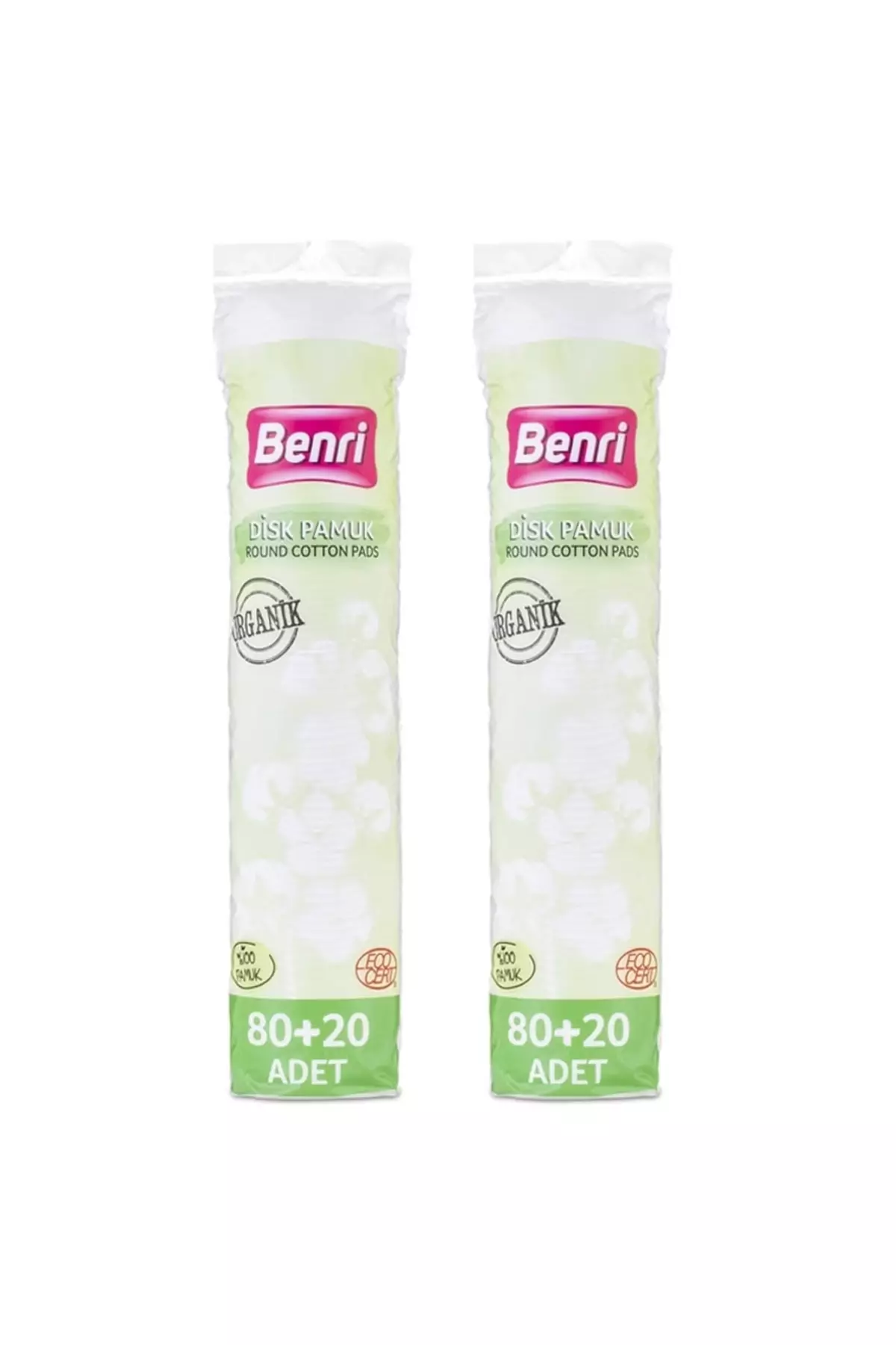 Organic Makeup Remover Cotton 80+20 pcs X2