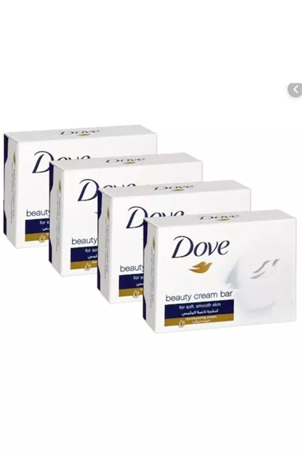 Beauty Soap Cream Bar Original 100 gr 4-Piece Pack