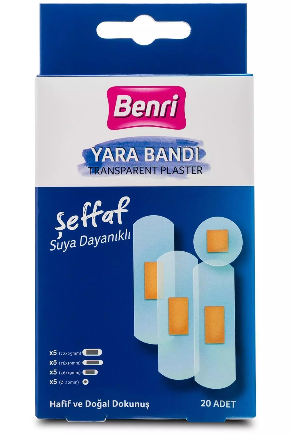 Transparent Bandage 20-pack