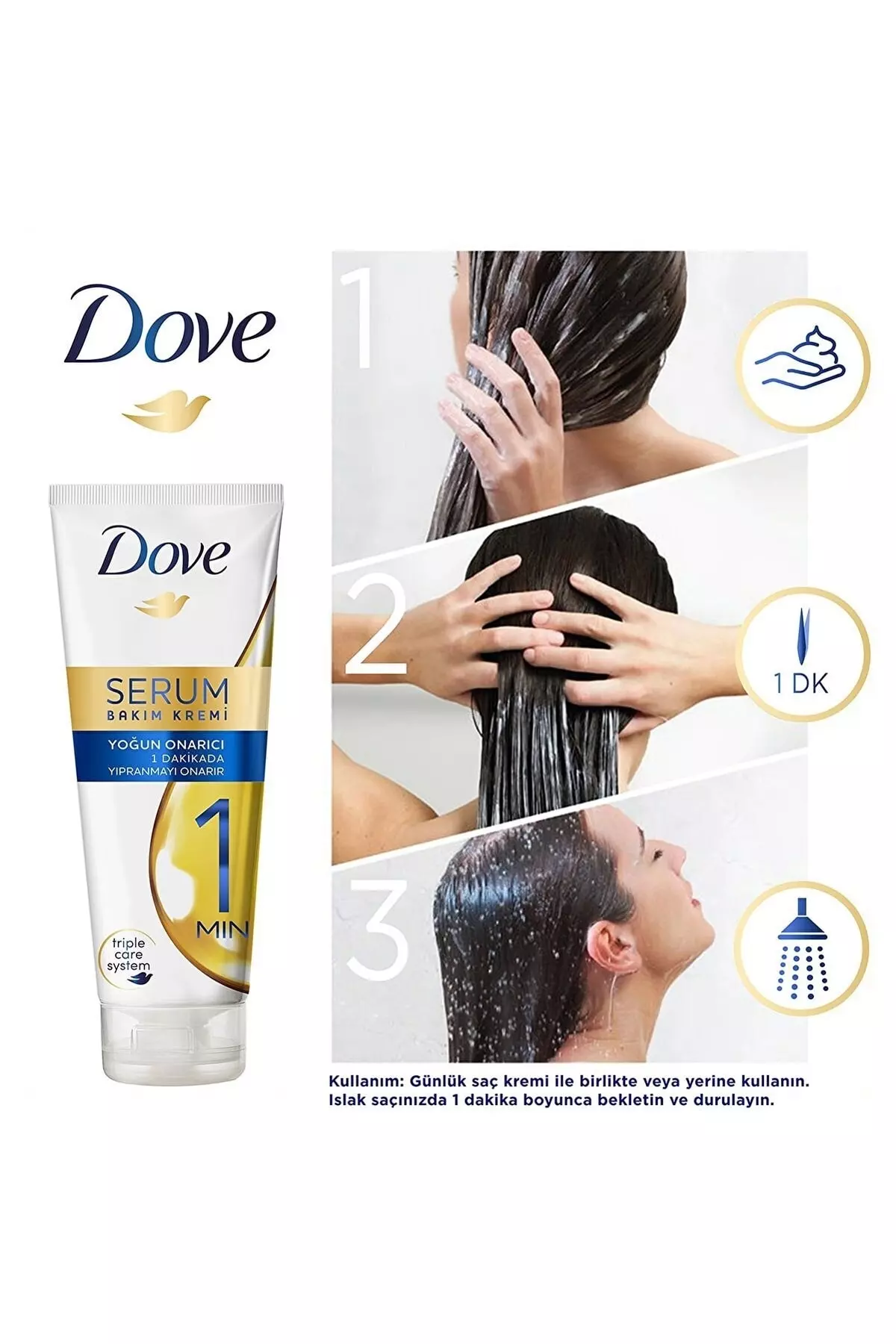 1 Minute Serum Hair Care Cream Intensive Repair 170 Ml