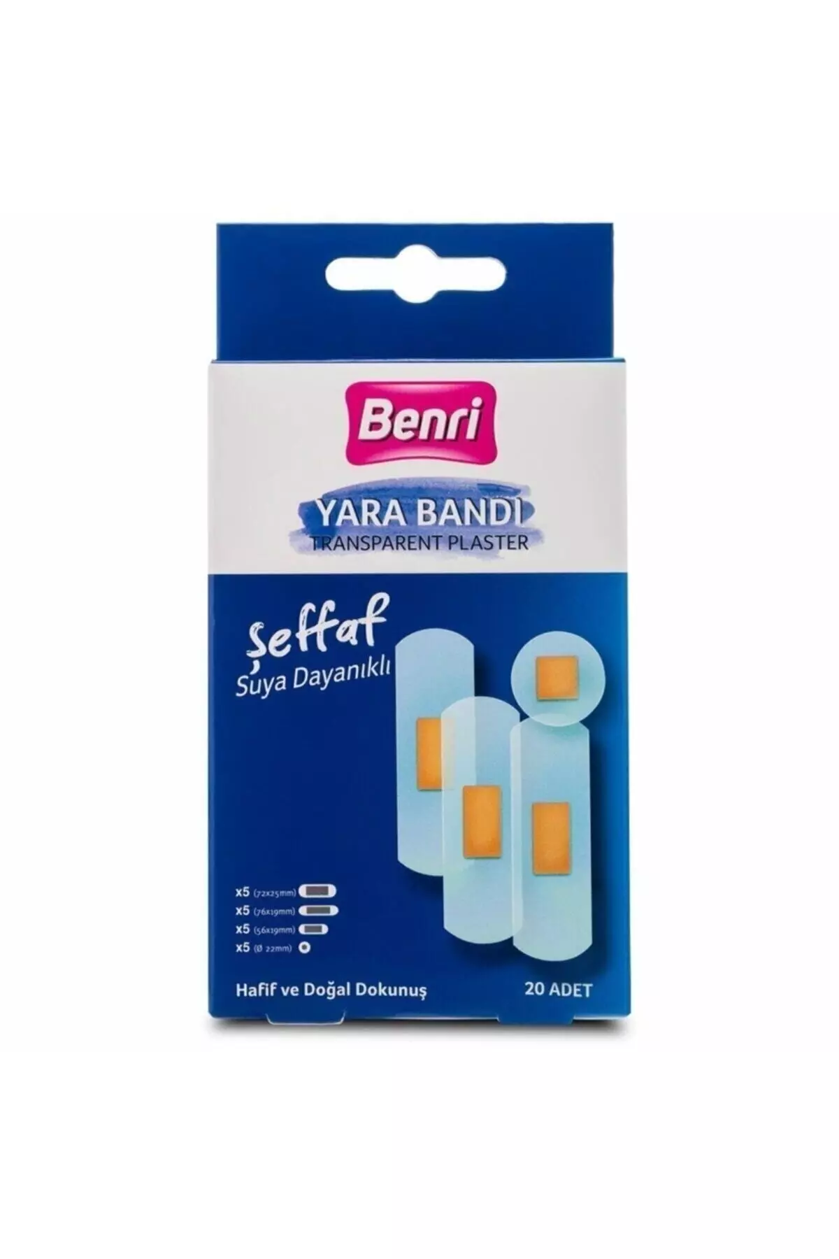 Transparent Bandage 20-pack