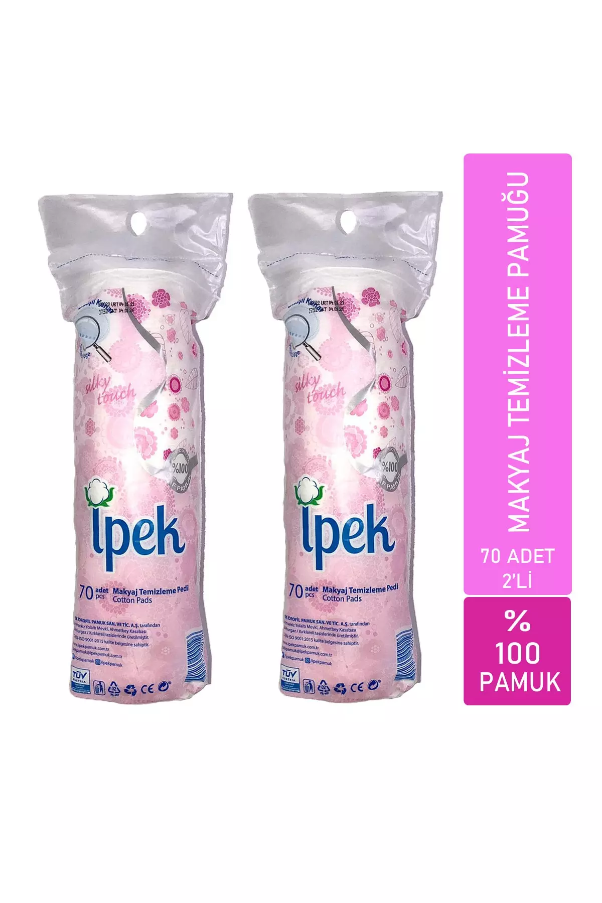 Makeup Remover Cotton 70's 2 Pieces Pam1002-1