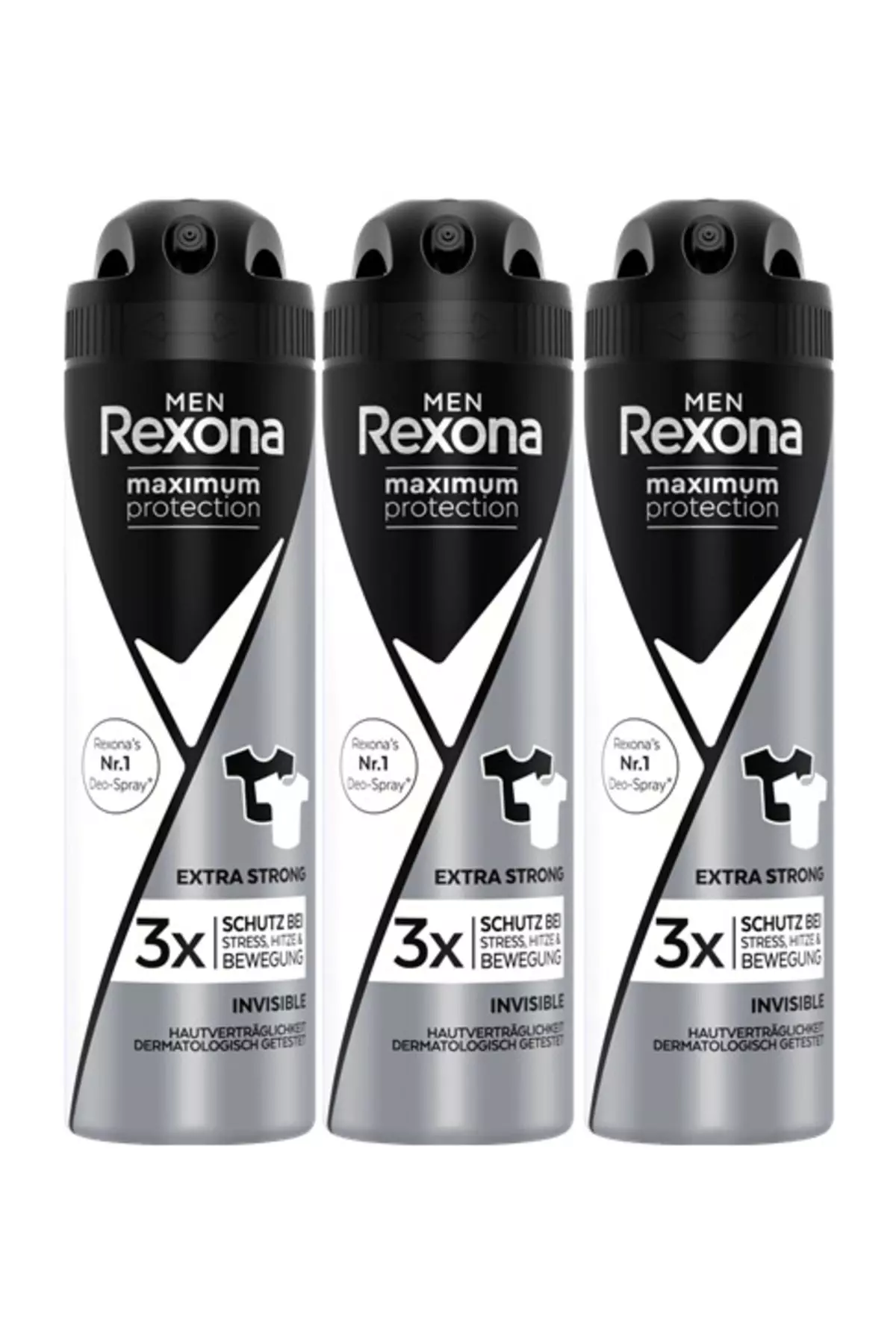 Men Clinical Maximum Protection Men Spray Deodorant Invisible 150ml X 3 Pieces