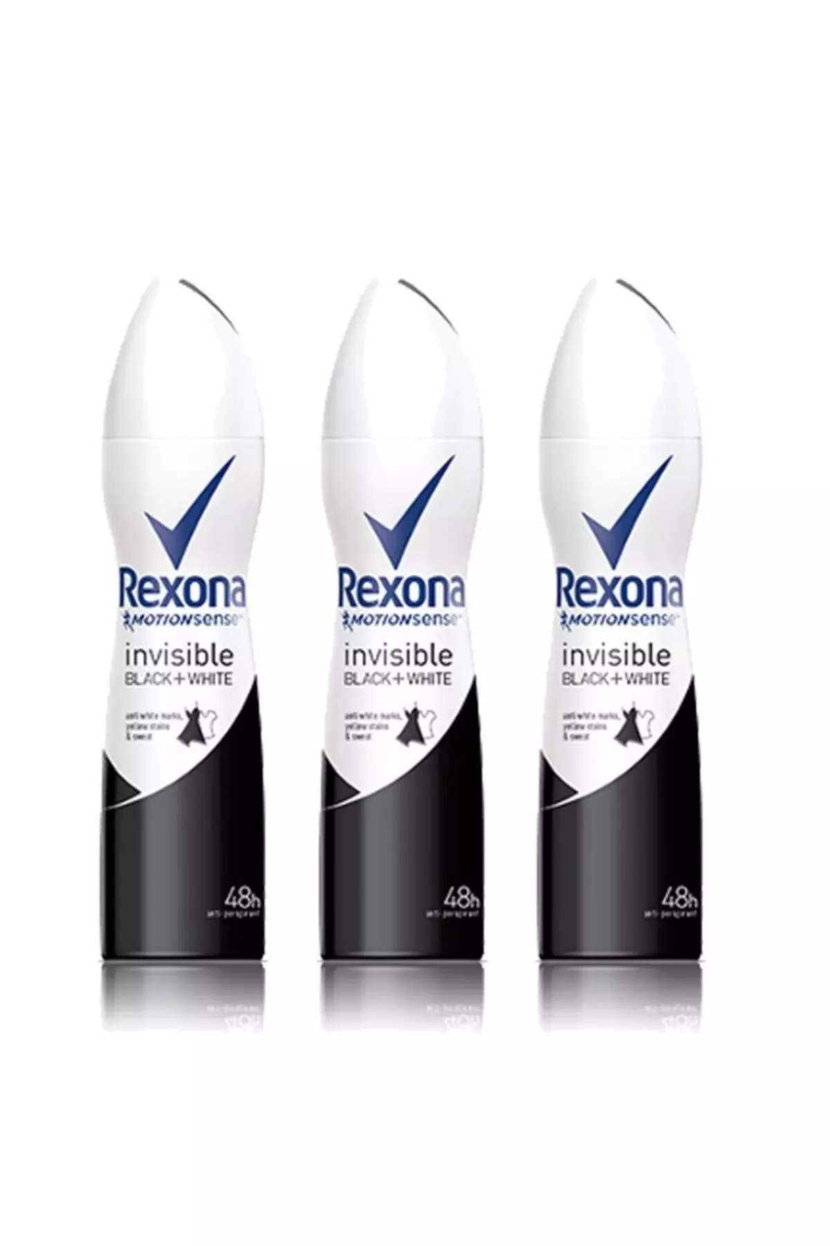 Women's Deodorant Spray Invisible Black + White 150 Ml