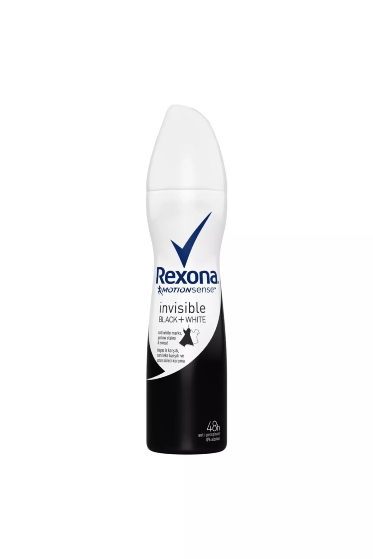 Women's Deodorant Spray Invisible Black + White 150 Ml