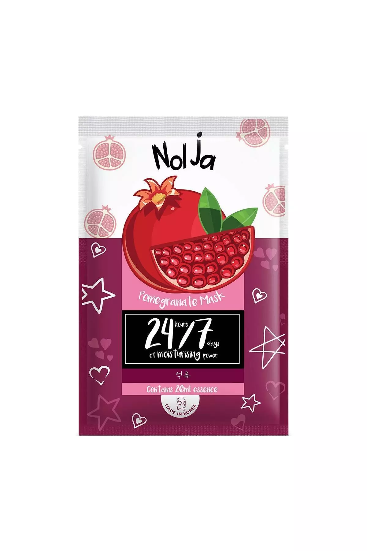 Nolja Face Mask Pomegranate 1 Piece