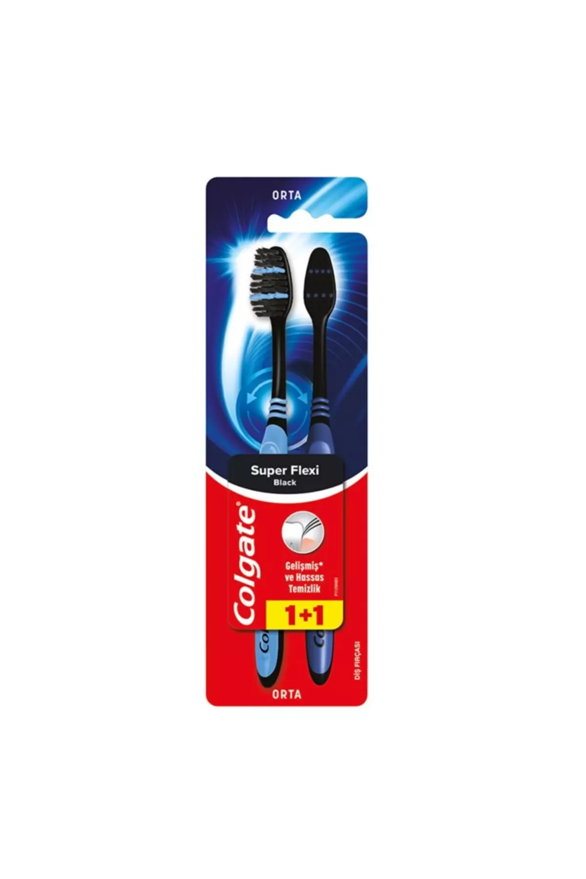 Super Flexi Black 1+1 Toothbrush